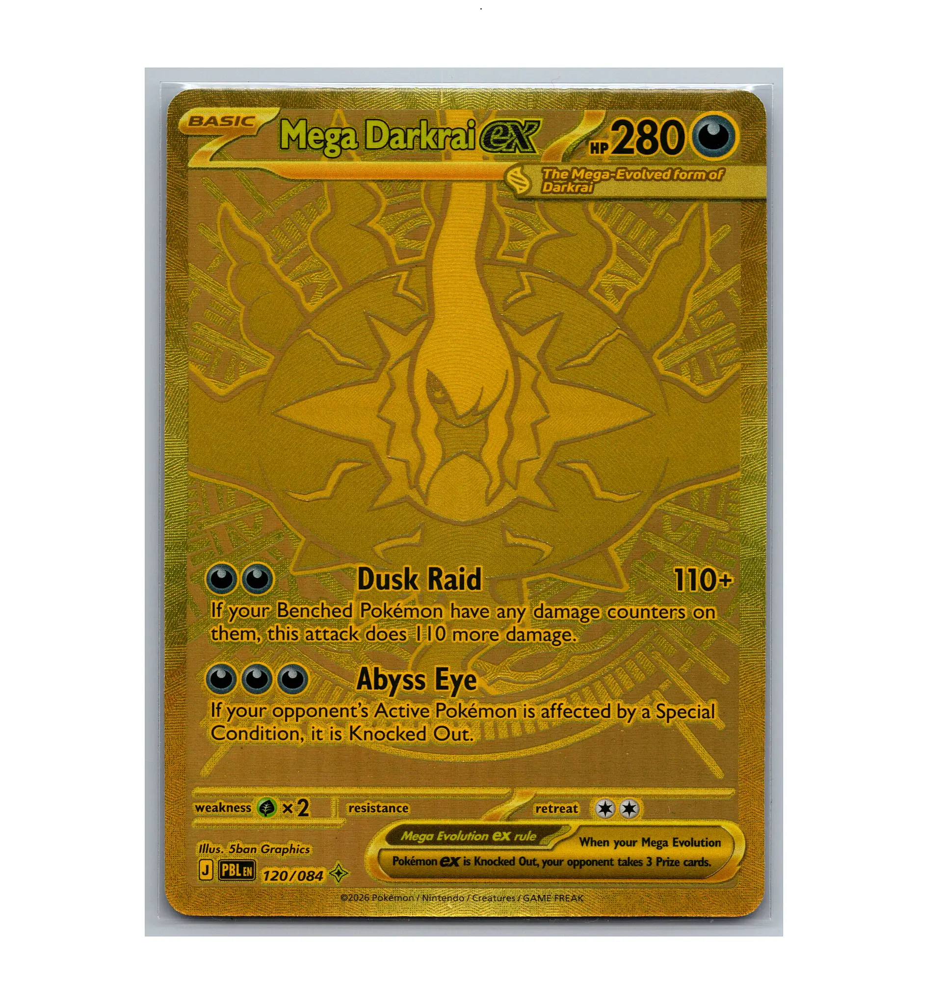 Mega Darkrai ex #120 INGLES 1