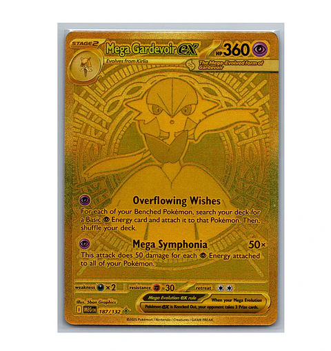 Mega Gardevoir Ex #187 INGLES 