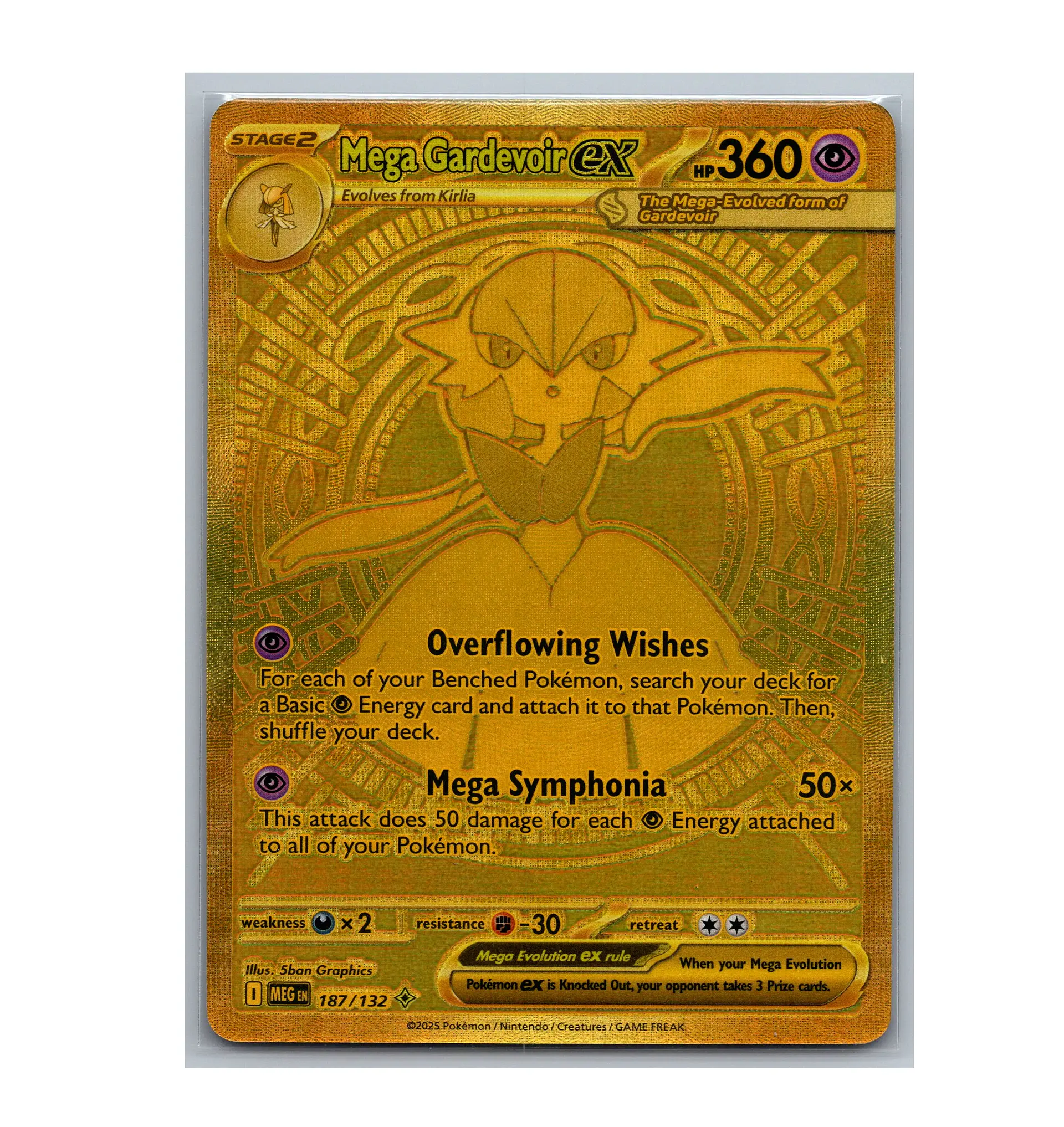 Mega Gardevoir Ex #187 INGLES  1