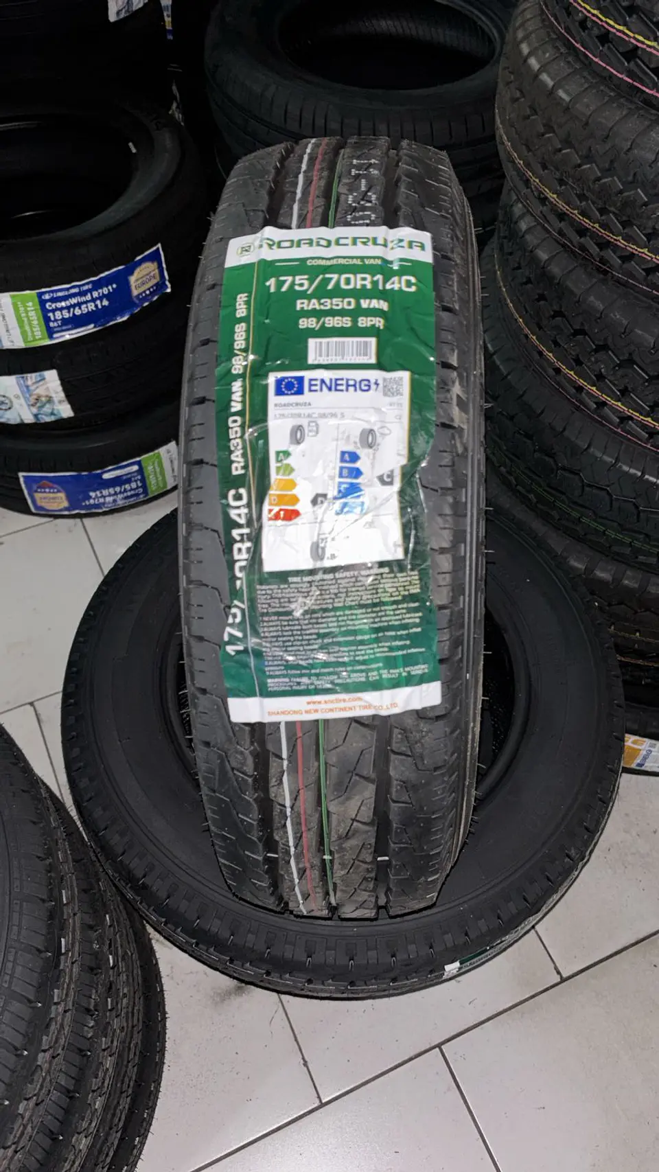NEUMATICO 175/70R14C MARCA ROADCRUZA 1