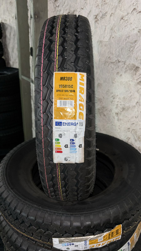 NEUMATICO 195R15C MARCA MIRAGE