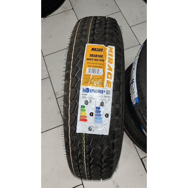 NEUMATICO 185R14C MARCA MIRAGE