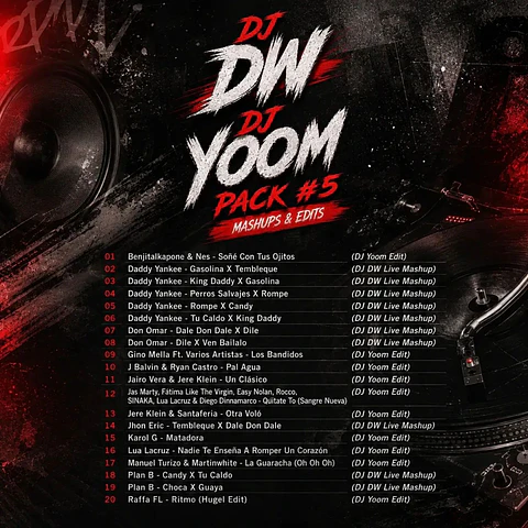 DJ DW & DJ Yoom - Pack 5 (Agosto 2026) (FREE)