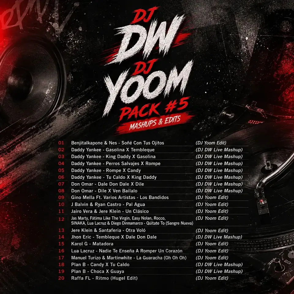 DJ DW & DJ Yoom - Pack 5 (Agosto 2026) (FREE) 1