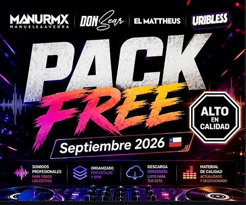 PACK FREE septiembre 2026 🇨🇱 