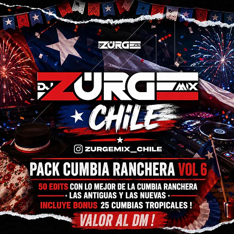 DJ ZURGEMIX - CUMBIA RANCHERA PACK 6
