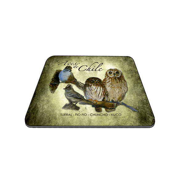 Mouse pad aves de Chile