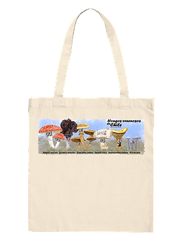 Tote bag hongos venenosos de Chile