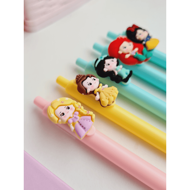 Lápices gel princesas 0,5mm