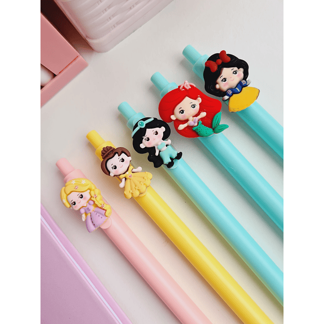 Lápices gel princesas 0,5mm