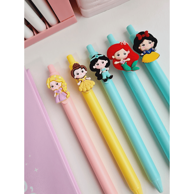 Lápices gel princesas 0,5mm