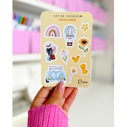 Sunflower stickers