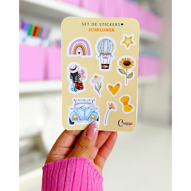 Sunflower stickers