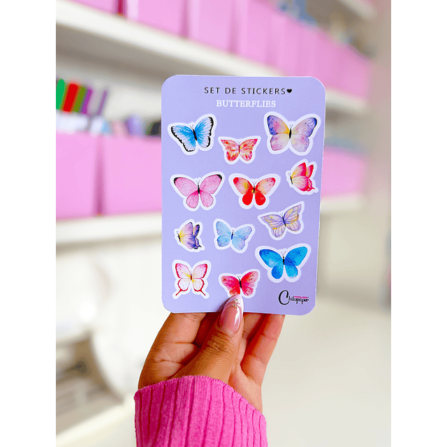 Butterflies stickers