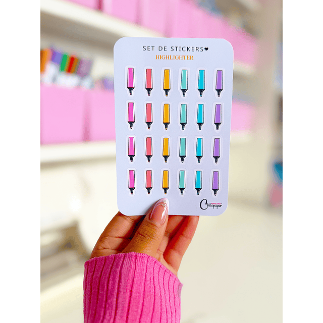 Highlighter stickers