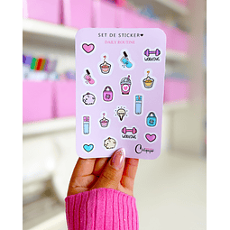 Daily routine stickers