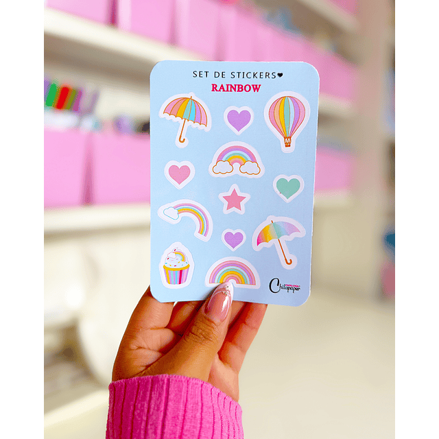 Rainbow stickers