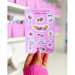 Roses & Tea stickers