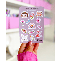 Little forest stickers