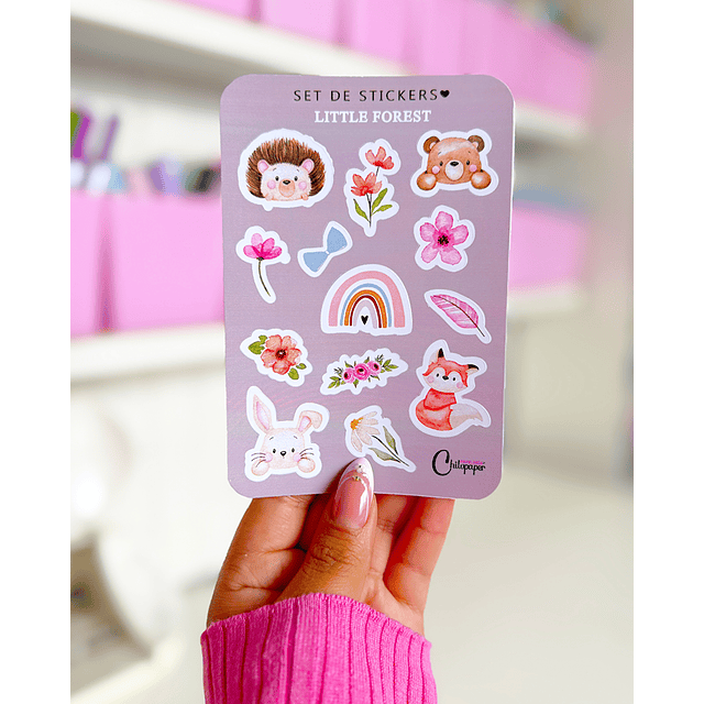 Little forest stickers