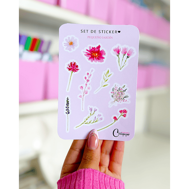 Soft garden stickers