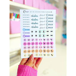 Set sticker funcionales