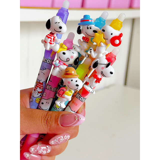 Lápiz gel borrable Snoopy