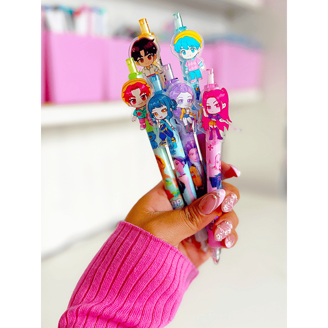 Lápiz gel guerreras del kpop