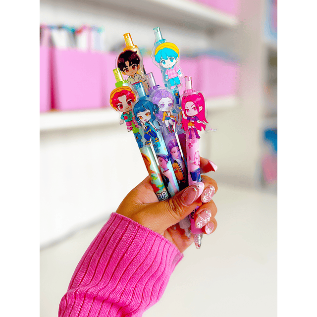 Lápiz gel guerreras del kpop