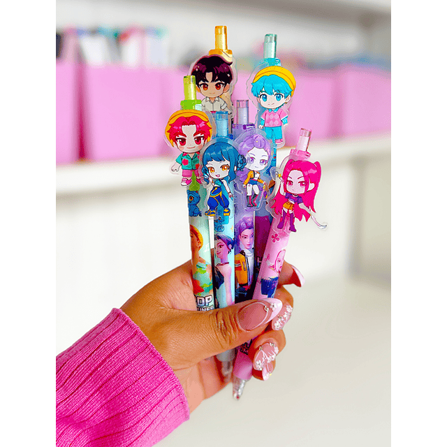 Lápiz gel guerreras del kpop