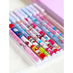 Set 10 lápices tinta gel Hello Kitty