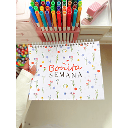 Planner semanal bonita semana
