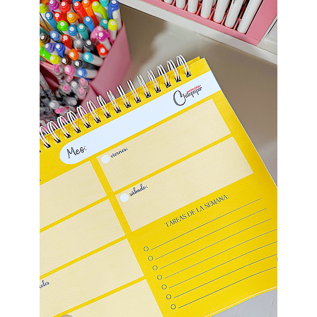 Planner semanal "semana bajo control"