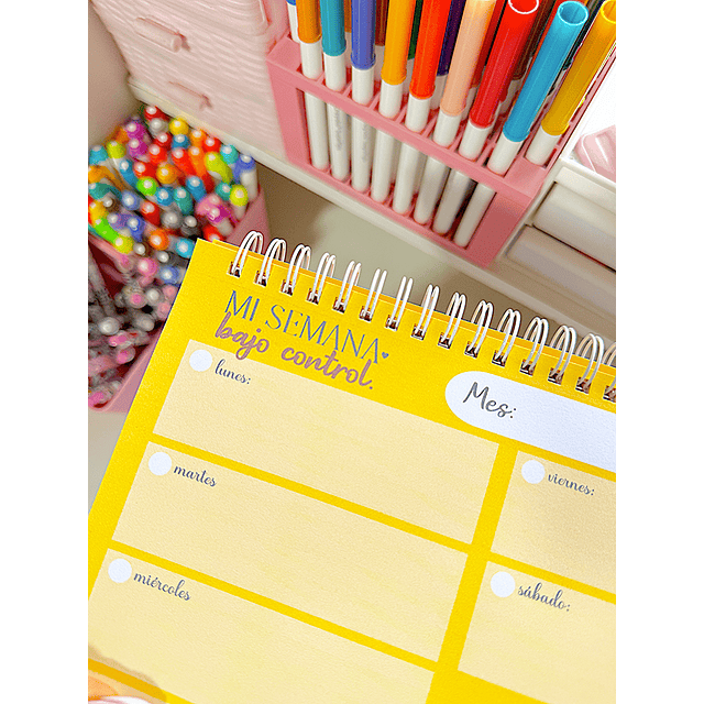 Planner semanal "semana bajo control"