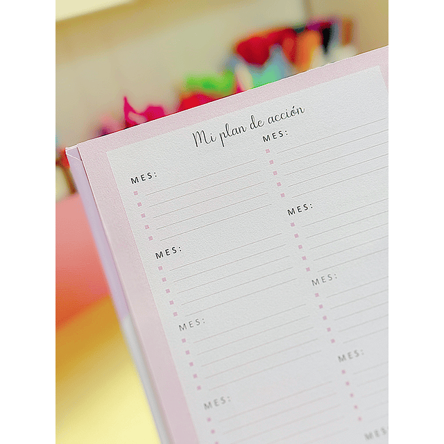 Planner estudiante rosa pastel✿ 