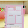 Planner estudiante rosa pastel✿ 