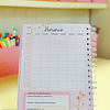 Planner estudiante rosa pastel✿ 