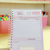 Planner estudiante rosa pastel✿ 