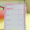 Planner estudiante rosa pastel✿ 