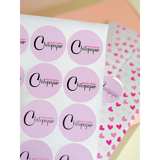 PROMO 1.000 STICKER CIRCULARES ADHESIVOS♡ (LEER DESCRIPCIÓN)
