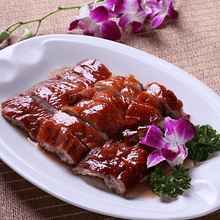 Pato laqueado con hueso