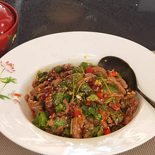 Ensala carne凉拌牛肉