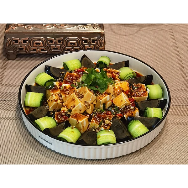 Ensala toufu 皮蛋豆腐