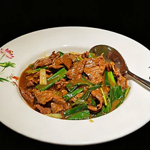 Carne Cebollín Sin ají葱爆牛肉