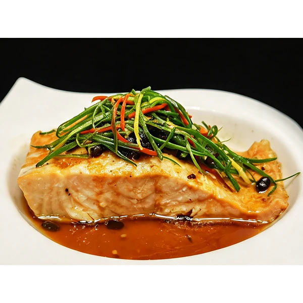 Salmón al vapor 豉汁蒸三纹鱼