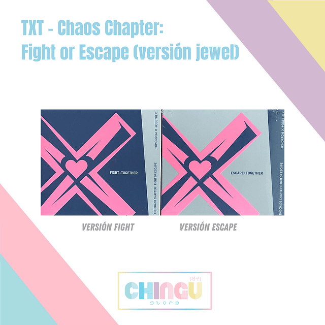 TXT - Chaos Chapter: Fight or Escape (Versión jewel case)