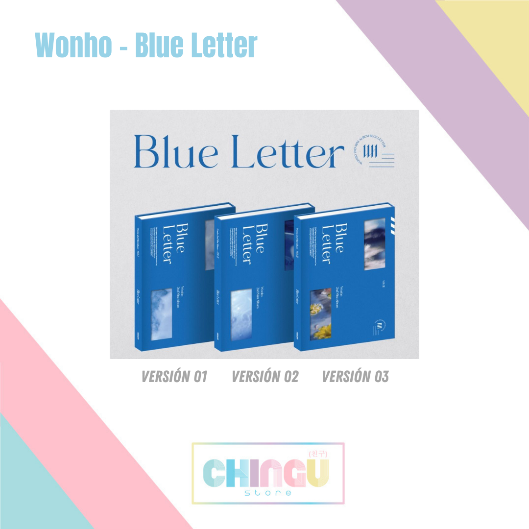 Wonho Blue Letter | Comprar Álbum K-Pop Oficial Chile