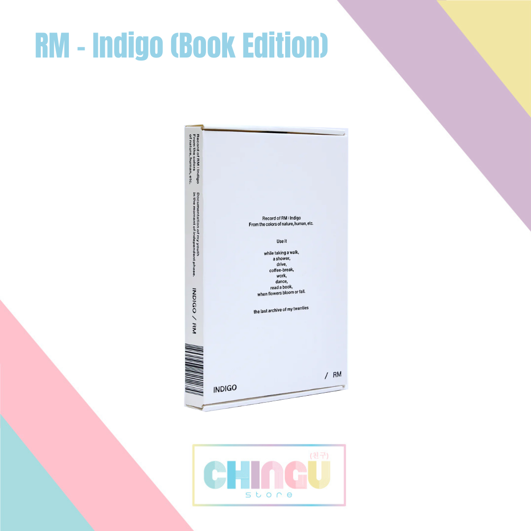 BTS RM - INDIGO (BOOK EDITION)