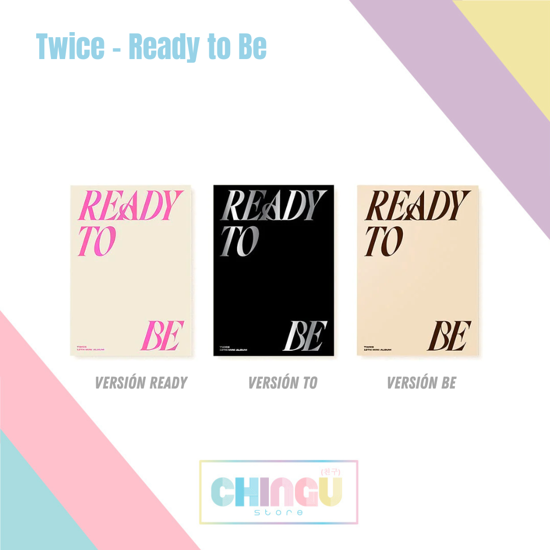 TWICE - READY TO BE ( NEGRO)