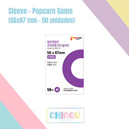 Sleeve - Popcorn Game (56x87 mm - 50 unidades - HARD)